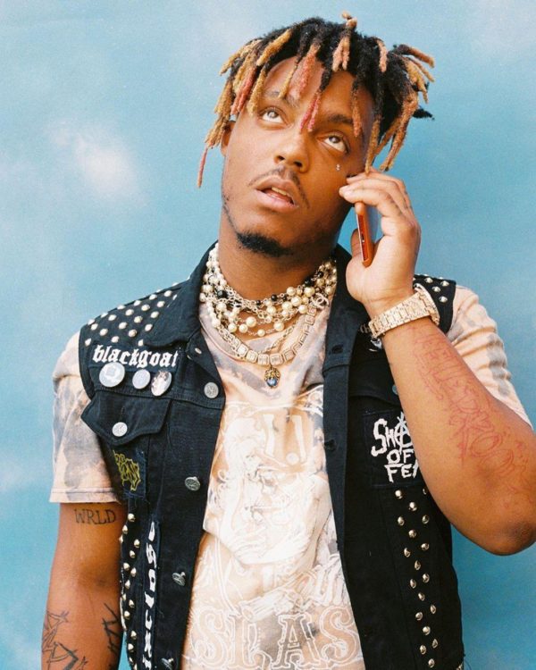 Juice Wrld Black Denim Vest