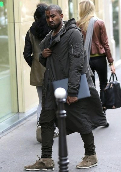 Kanye West Grey Long Coat