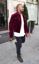 Kanye West Red Velvet Jacket