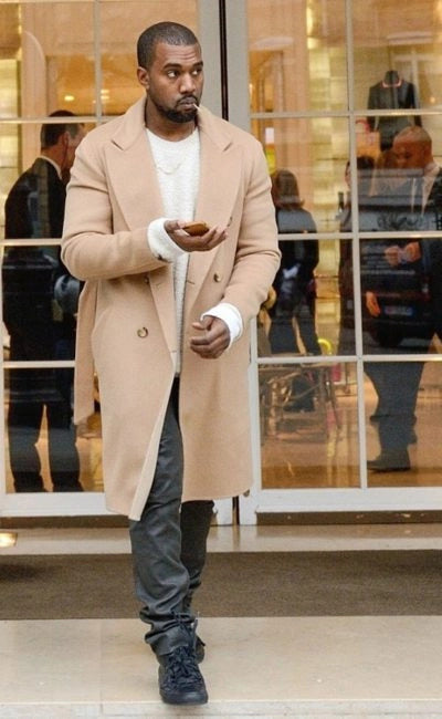 Kanye West Trench Wool Coat