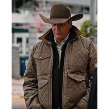 John Dutton Yellowstone Brown Quilted Jacket