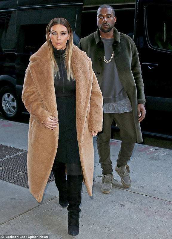 Kim Kardashian Brown Long coat