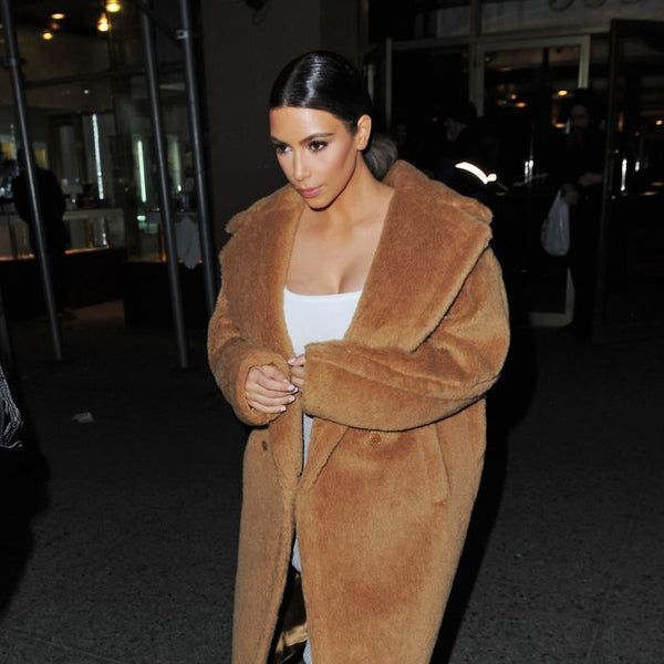 Kim Kardashian Brown Long coat