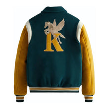 Kith Coaches Green & Yellow Varsity Jacket