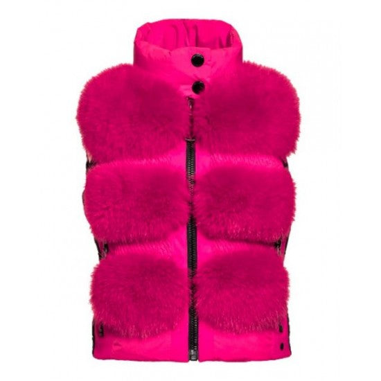 Lindsay Lohan Falling For Christmas Pink Vest