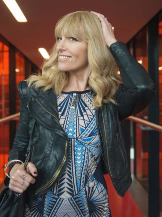 Mafia Mamma Toni Collette Black Leather Jacket