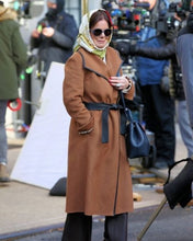 Marcia Gay Harden Brown Trench Coat