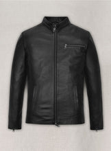 Matt Damon Black Leather Jacket