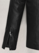 Matt Damon Black Leather Jacket