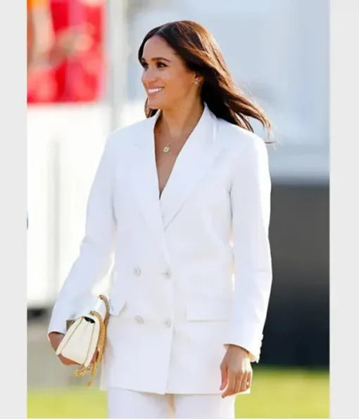 Meghan Markle 2022 White Suit