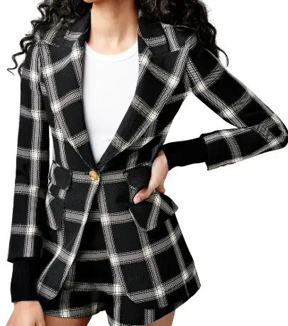 Charmed 2022 Mel Vera Plaid Blazer