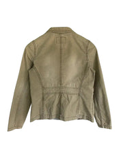 Von Dutch Grey High Neck Brown Blazer Jacket