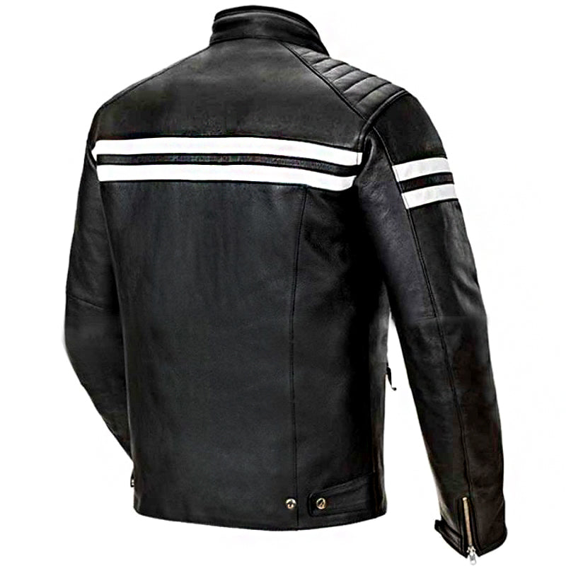 Mens Classic Biker Jacket