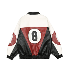 Men's Embroidered Leather Jacket