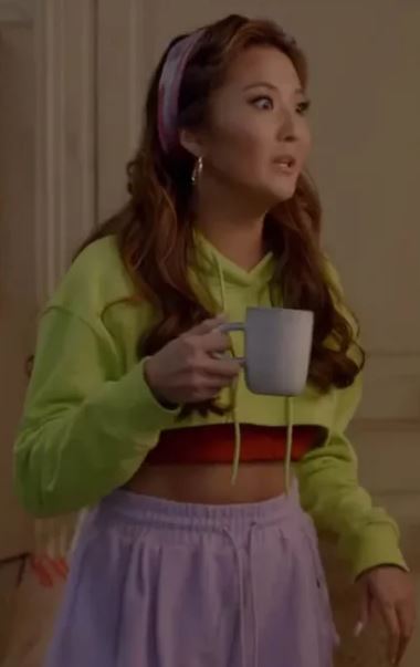 Emily in Paris S03 Mindy Chen Green Hoodie