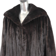 Black Mink Fur Coat - Gift For Her