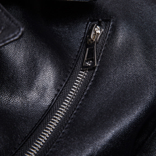 Multi-zip leather jacket jacket