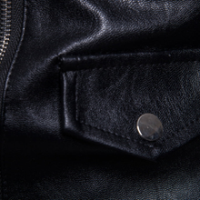 Multi-zip leather jacket jacket