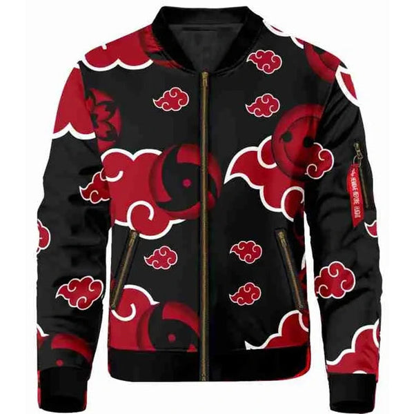 Naruto Akatsuki Sharingan Bomber Jacket