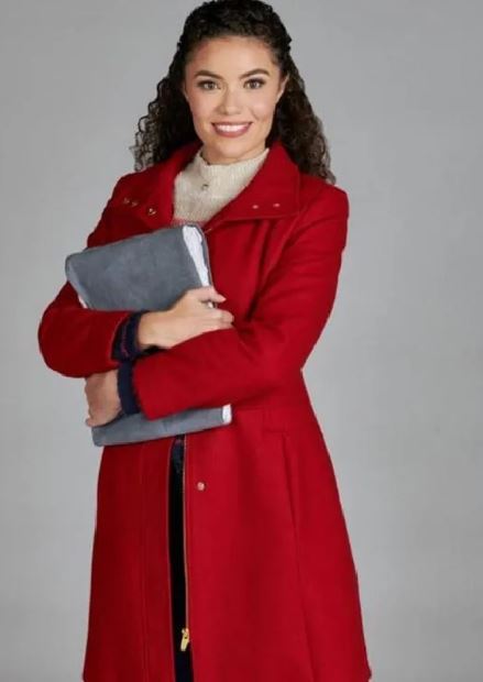 Welcome To Valentine 2023 Olivia Red Wool Coat