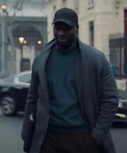 Arsene Lupin Omar Sy Grey Coat