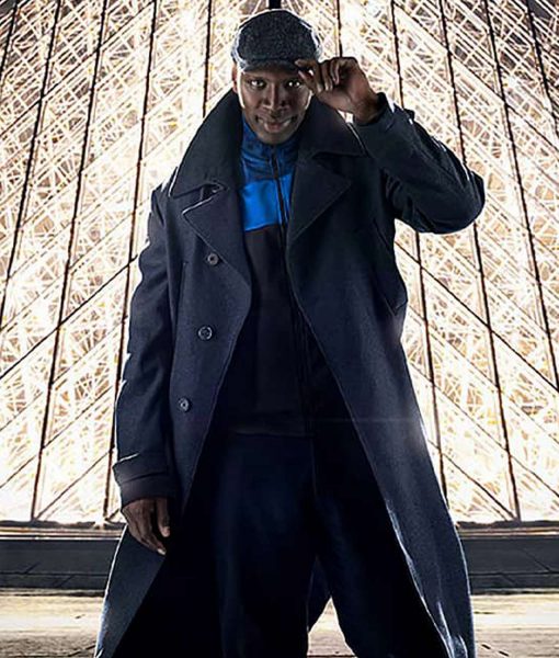 Omar Sy Arsene Lupin Trench Coat