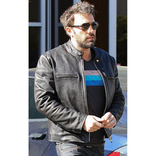 Oscars Academy Event Award Ben Affleck Leather Jacket