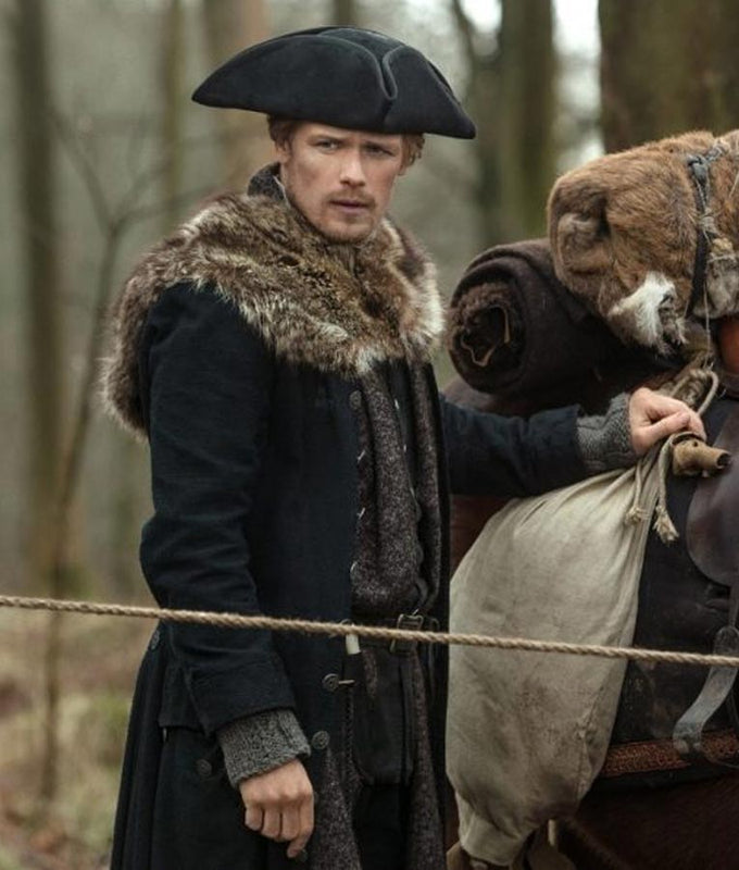 Outlander S04 Jamie Fraser Fur Coat