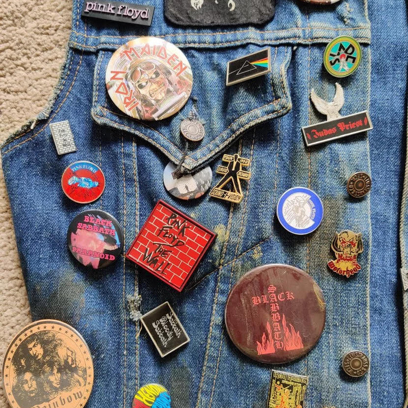 Retro Patches Style Denim Vest