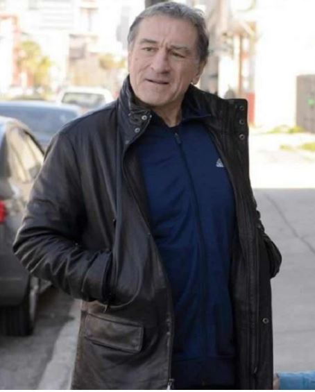 Grudge Match Robert De Niro Black Leather Jacket