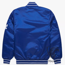 Los Angeles Dodgers Blue Satin Bomber Jacket