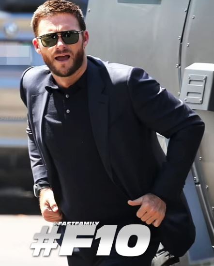 Fast X 2023 Scott Eastwood Black Blazer Coat