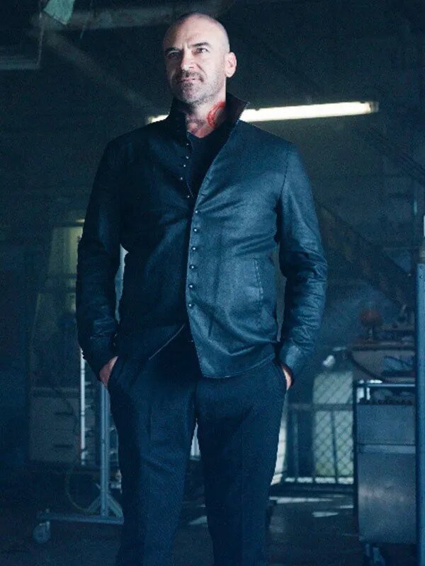 Alan Van Sprang Shadowhunters Black Leather Jacket