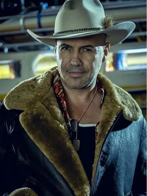 Billy Zane Curfew Shearling Leather Jacket