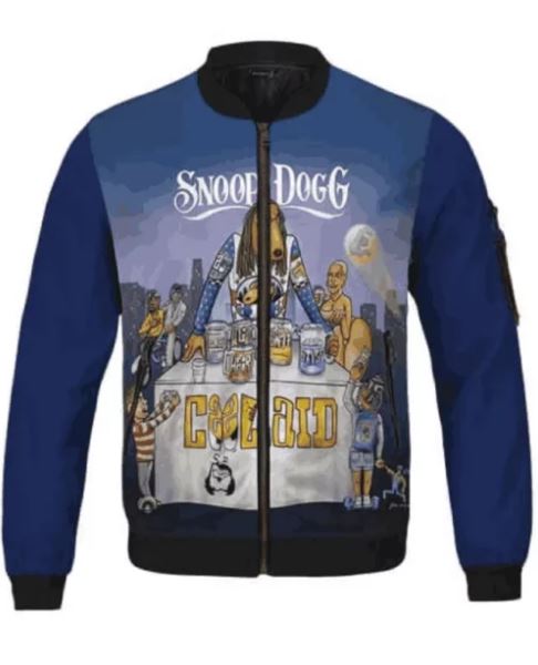 Snoop Dogg Blue Varsity Jacket