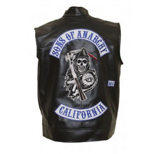 Sons of Anarchy Leather Vest with Patches