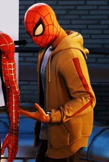 Spider-Man Miles Morales PS4 Brown Hoodie