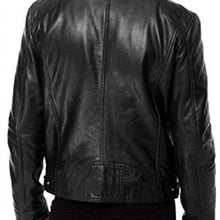 Steve Rogers Avengers Endgame Vintage Black Biker Leather Jacket