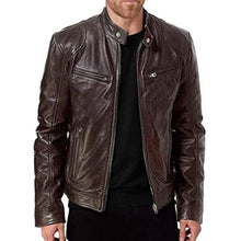 Steve Rogers Avengers Endgame Vintage Brown Biker Leather Jacket