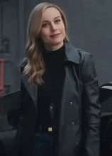 Fast X 2023 Brie Larson Leather Trench Coat