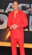 Black Adam Dwayne Johnson Red Suit