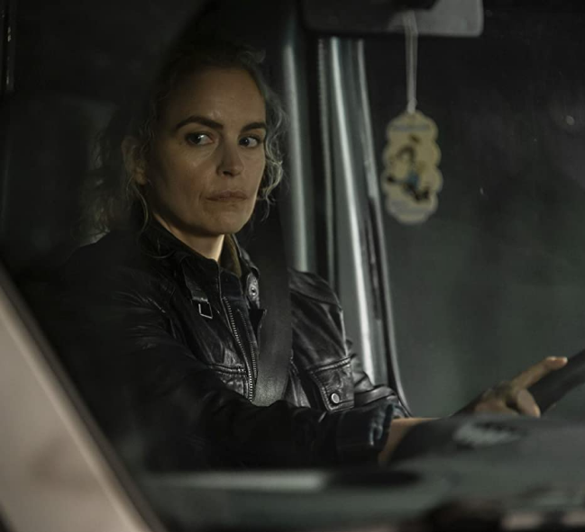 The Contractor Nina Hoss Leather Jacket