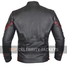 Captain America Distressed Leather Jacket