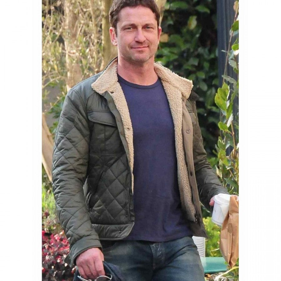 Outclass Hunter Hunter Killer Geared Butler Quilted Jacket | Out Class Jackets
