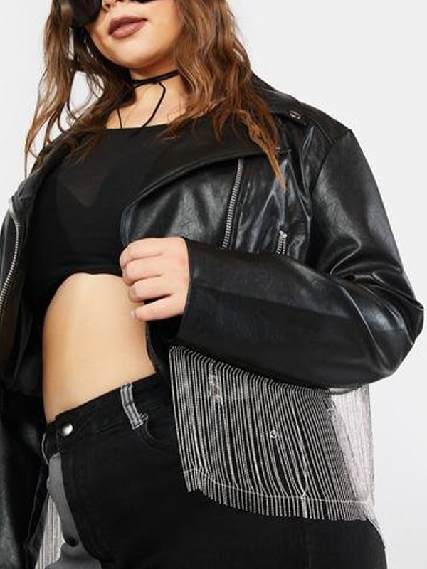 WWE Raw 2022 Doudrop Fringe Jacket