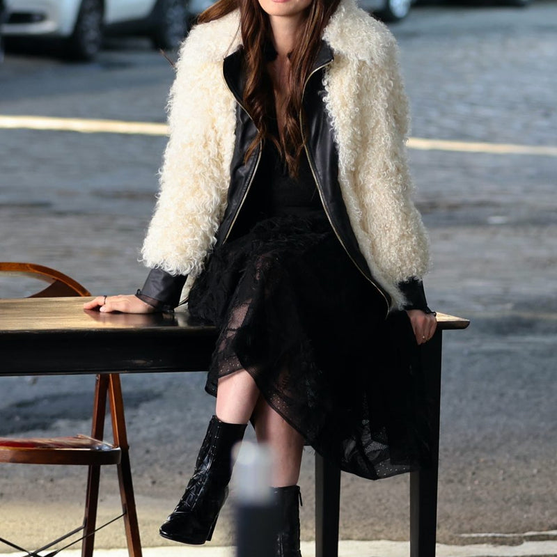 Anne Hathaway WeCrashed Fur Jacket