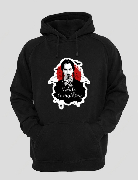 Wednesday 2022 Wednesday Addams Black Hoodie