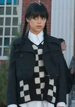 Wednesday 2022 Wednesday Addams Crop Jacket