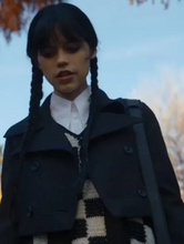 Wednesday 2022 Wednesday Addams Crop Jacket