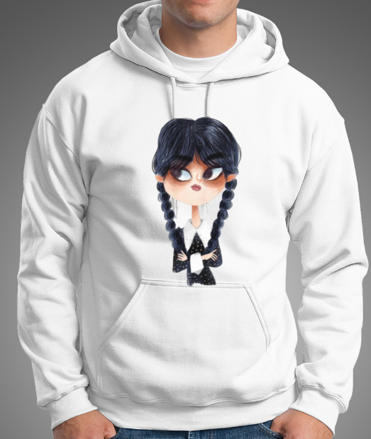 Wednesday 2022 Wednesday Addams White Hoodie